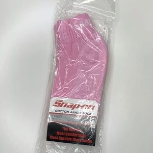 Brand new Snap on Tools Pink Ankle Socks Medium